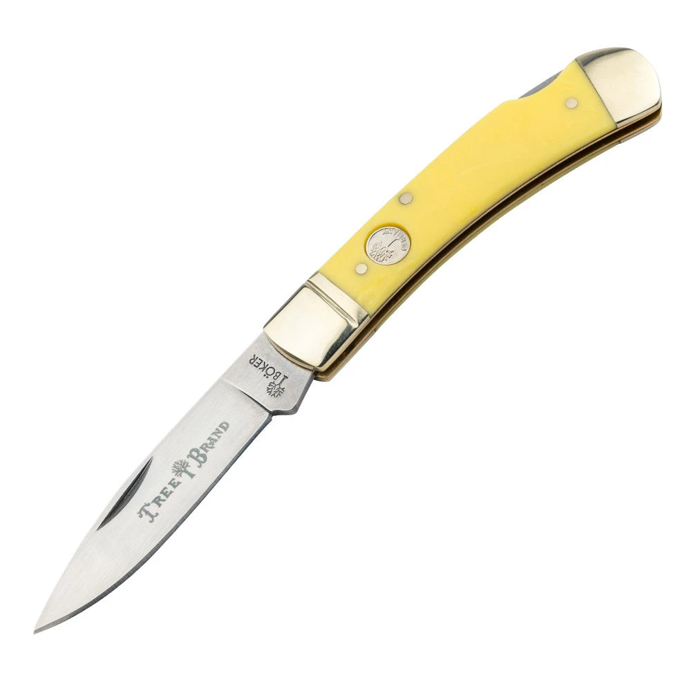 Boker TS 2.0 Yellow Delrin Lockback Folding Knife 1 Boker TS 2.0 Yellow Delrin Lockback Folding Knife