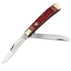 Boker TS 2.0 Jigged Bone Trapper Folding Knife -Peuget Knives Shop BK110825x1000