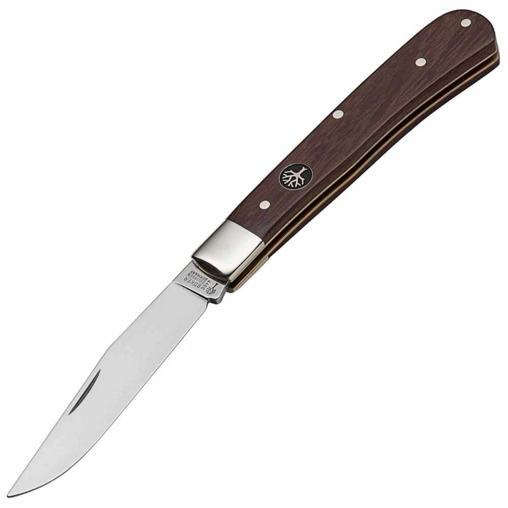 Boker Trapper Uno Desert Ironwood Folding Knife 1 Boker Trapper Uno Desert Ironwood Folding Knife