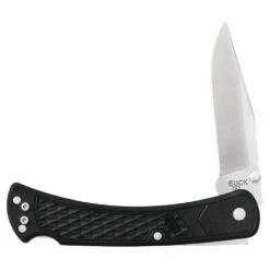 Buck Knives Buck 110 Slim Select Folding Hunter Knife -Peuget Knives Shop BU0110BKS1 Buck 110 Slim Select Black Open