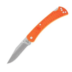 Buck Knives Buck 110 Slim Select Folding Hunter Knife -Peuget Knives Shop BU0110ORS2 Buck 110 Slim Select Blaze Orange