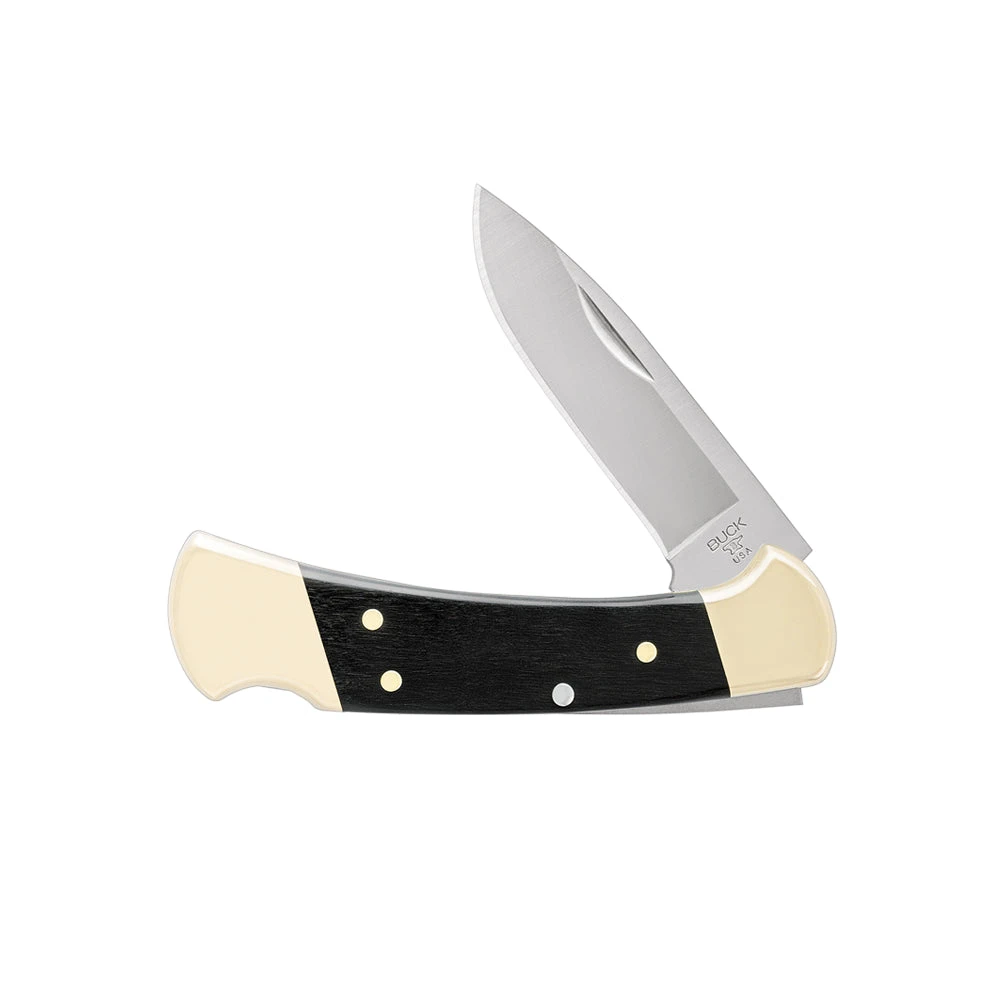 Buck Knives Buck 112 Ranger Folding Knife With Ebony Handle 2 Buck Knives Buck 112 Ranger Folding Knife With Ebony Handle - Image 2