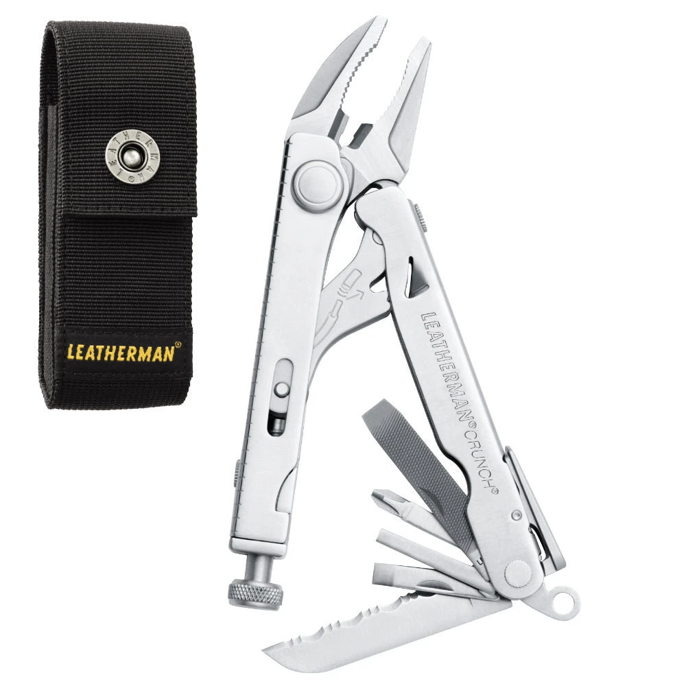 Leatherman Crunch Multi-Tool With Nylon Sheath 1 Leatherman Crunch Multi-Tool With Nylon Sheath