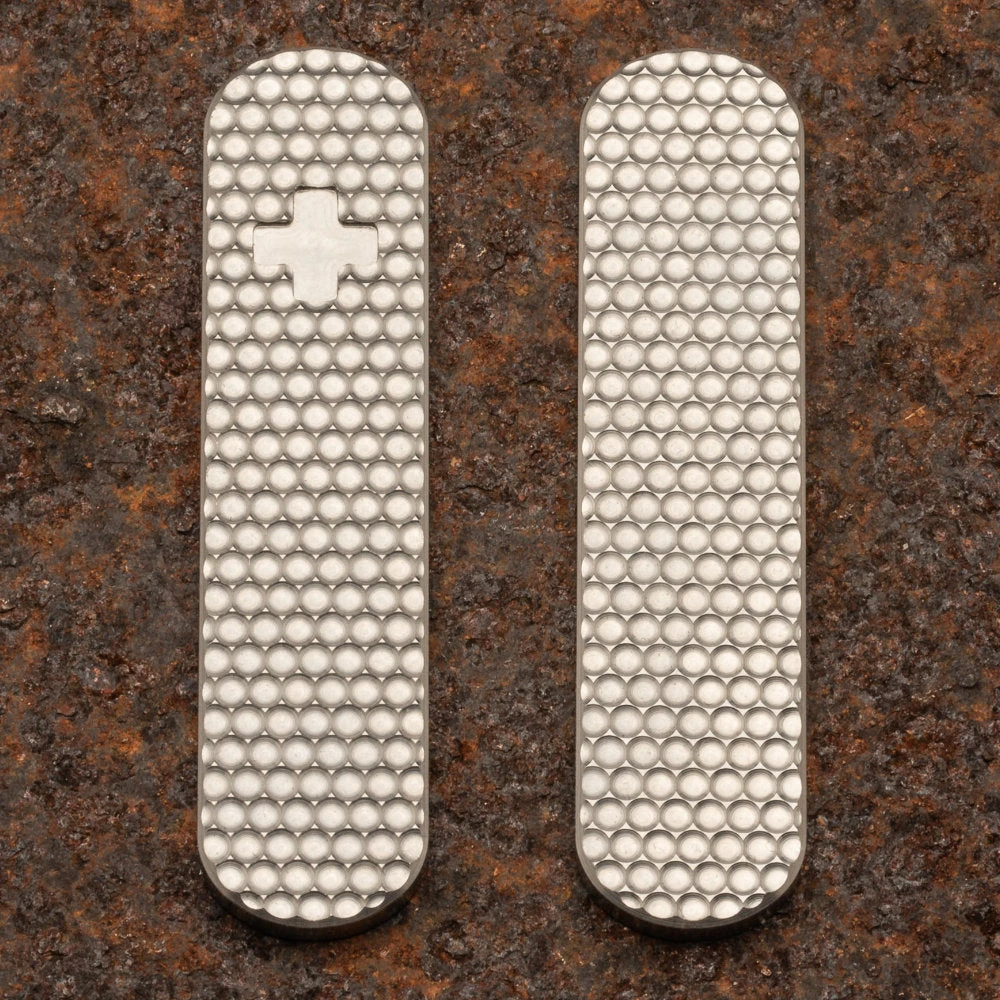 Daily Customs Golfball Titanium Handles For 58.2 Mm Swiss Army Knives 1 Daily Customs Golfball Titanium Handles For 58.2 Mm Swiss Army Knives