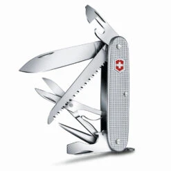 Victorinox Farmer X Alox Swiss Army Knife -Peuget Knives Shop Farmer X Open Side View x1000