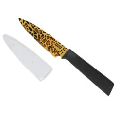 Kuhn Rikon Colori+ Patterns 4" Paring Knife -Peuget Knives Shop KR28603 28604 Leopard Parer
