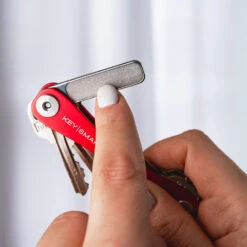 KeySmart NanoFile Keychain Nail File And Mirror 9 KeySmart NanoFile Keychain Nail File And Mirror -Peuget Knives Shop KS112SS KeySmart NanoFile Filing Nails