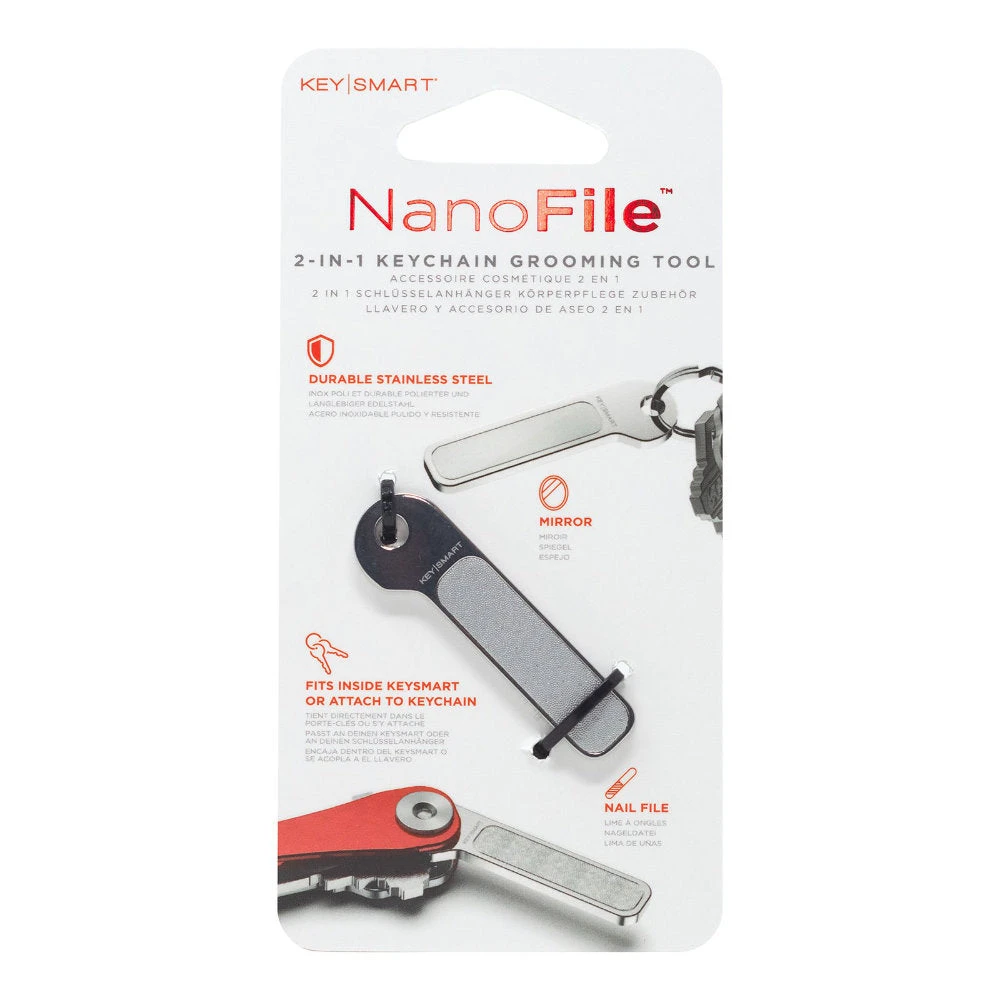 KeySmart NanoFile Keychain Nail File And Mirror 3 KeySmart NanoFile Keychain Nail File And Mirror - Image 3