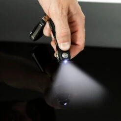 KeySmart Pro Compact Key Holder With Tile Smart Location 18 KeySmart Pro Compact Key Holder With Tile Smart Location -Peuget Knives Shop KS411BLK KeySmart Pro With LED Light