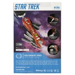 KeySmart Pro Star Trek The Next Generation Compact Key Holder With Tile Smart Location -Peuget Knives Shop KS411TRKJLP KeySmart Pro Star Trek Picard Package Back