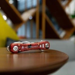 KeySmart Pro Star Trek The Next Generation Compact Key Holder With Tile Smart Location -Peuget Knives Shop KS411TRKJLP KeySmart Pro Star Trek Picard on Side Table