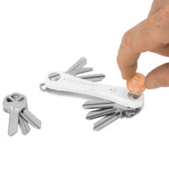 KeySmart Pro Compact Key Holder With Tile Smart Location 20 KeySmart Pro Compact Key Holder With Tile Smart Location -Peuget Knives Shop KS411WHT KeySmart Pro Assembly
