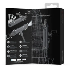 KeySmart Max Smart Location Tracking Key Holder -Peuget Knives Shop KS421STL KeySmartMaxOpenBox