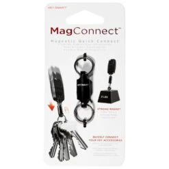 KeySmart MagConnect Magnetic Quick Disconnect -Peuget Knives Shop KS814BLK KeySmart MagConnect Black Package