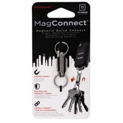 KeySmart MagConnect Titanium Magnetic Quick Disconnect 5 KeySmart MagConnect Titanium Magnetic Quick Disconnect -Peuget Knives Shop KS814TI KeySmart MagConnect Titanium Package