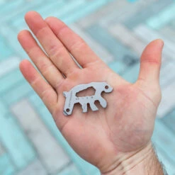 KeySmart AllTul Bear Keychain Multi-tool -Peuget Knives Shop KS824 SS BER Lifestyle OpenHand