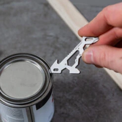 KeySmart AllTul Dino Keychain Multi-tool -Peuget Knives Shop KS824 SS DNO Lifestyle FlatHead PaintCan