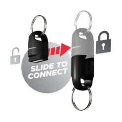 KeySmart MagConnect Pro Locking Magnetic Quick Connect -Peuget Knives Shop KS847 BLK Slide to Connect