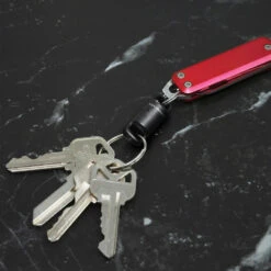KeySmart MagConnect Pro Locking Magnetic Quick Connect -Peuget Knives Shop KS847 BLK with Keyring and Keys