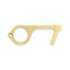 CleanKey Brass Tool By KeySmart -Peuget Knives Shop KS904BRS CleanKey Back View