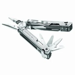 Leatherman FREE P4 Multipurpose Pliers With Nylon Sheath -Peuget Knives Shop LT832640 Leatherman Free P4 Fanned with Clip