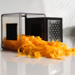 Microplane Cube Grater -Peuget Knives Shop MP34002 Microplane Cube Grater Shredded Carrots