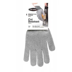 Microplane Cut Resistant Glove, Adult Size -Peuget Knives Shop MP34007 Microplane Cut Resistant Glove Packaged