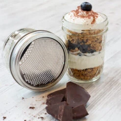 Microplane Jar Lid Etched 2-Piece Grater Set -Peuget Knives Shop MP36024 Microplane Jar Lid Graters Grating Nutmeg