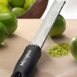 Microplane Premium Classic Zester/Grater -Peuget Knives Shop MP46020 Microplane Grater Zester Close Up