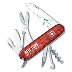 Victorinox New York Skyline Climber Limited Edition Swiss Army Knife -Peuget Knives Shop NYCityscape shield blade