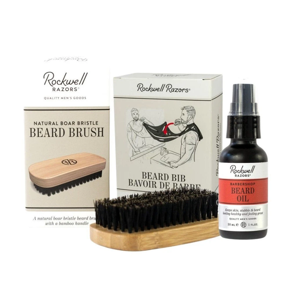 Rockwell 3 Piece Beard Care Kit 1 Rockwell 3 Piece Beard Care Kit