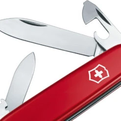 Victorinox Recruit Swiss Army Knife 10 Victorinox Recruit Swiss Army Knife -Peuget Knives Shop SA02503 Recruit Close Up