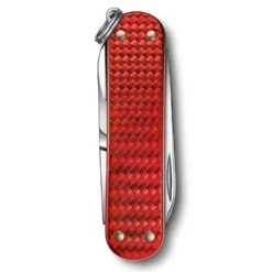 Victorinox Classic SD Precious Alox Swiss Army Knife -Peuget Knives Shop SA06221401G Classic SD Precious Alox Red Closed Back