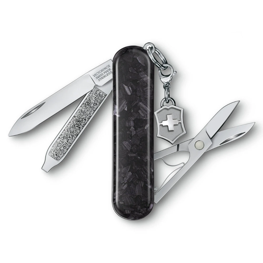 Victorinox Carbon Classic SD Brilliant Swiss Army Knife 2 Victorinox Carbon Classic SD Brilliant Swiss Army Knife - Image 2