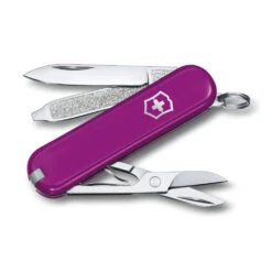 Victorinox Classic SD Swiss Army Knife, 2021 Solid Colors -Peuget Knives Shop SA0622352 Victorinox Classic SD Tasty Grape