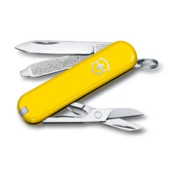 Victorinox Classic SD Swiss Army Knife, 2021 Solid Colors -Peuget Knives Shop SA062238 Victorinox Classic SD Sunny Side