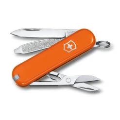 Victorinox Classic SD Swiss Army Knife, 2021 Solid Colors -Peuget Knives Shop SA0622383 Victorinox Classic SD Mango Tango