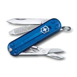 Victorinox Classic SD Swiss Army Knife, 2021 Translucent Colors -Peuget Knives Shop SA06223T2 Victorinox Classic SD Deep Ocean