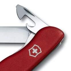 Victorinox Adventurer Swiss Army Knife -Peuget Knives Shop SA08453 Adventurer Cross and Shield Closeup