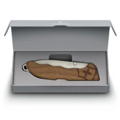 Victorinox Evoke Wood Lockblade Swiss Army Knife With Clip -Peuget Knives Shop SA09415D630 Victorinox Evolve Wood in Box