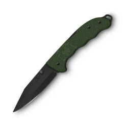 Victorinox Evoke BSH Alox Lockblade Swiss Army Knife With Clip -Peuget Knives Shop SA09425DS24 Victorinox Evoke Green Black Fully Open