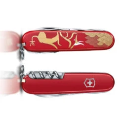 Victorinox Year Of The Ox Huntsman 2021 Limited Edition Swiss Army Knife -Peuget Knives Shop SA13714E10 Year of the Ox Huntsman engraving