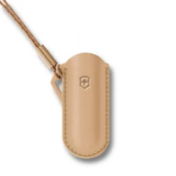 Victorinox Classic SD Leather Pouch -Peuget Knives Shop SA4067049 Victorinox Classic SD Leather Pouch Wet Sand
