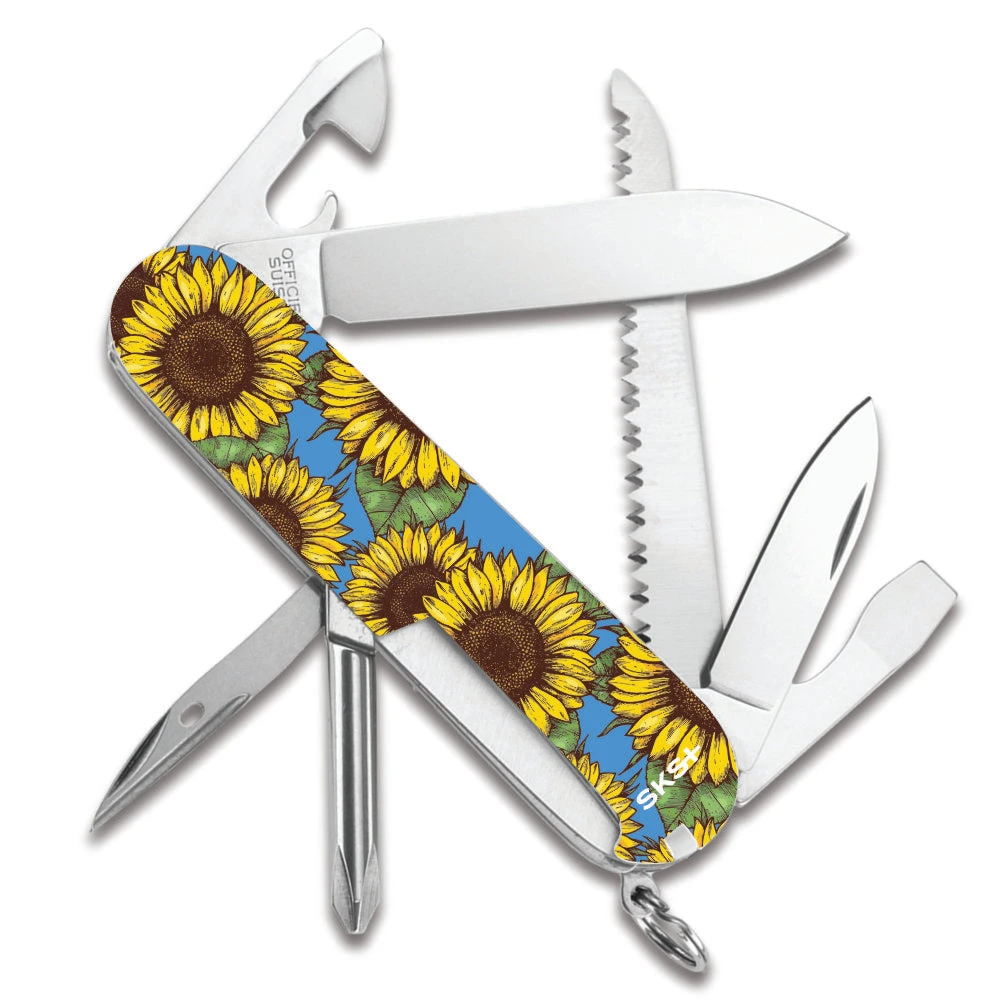 Victorinox Sunflowers Hiker Designer Swiss Army Knife 2 Victorinox Sunflowers Hiker Designer Swiss Army Knife - Image 2