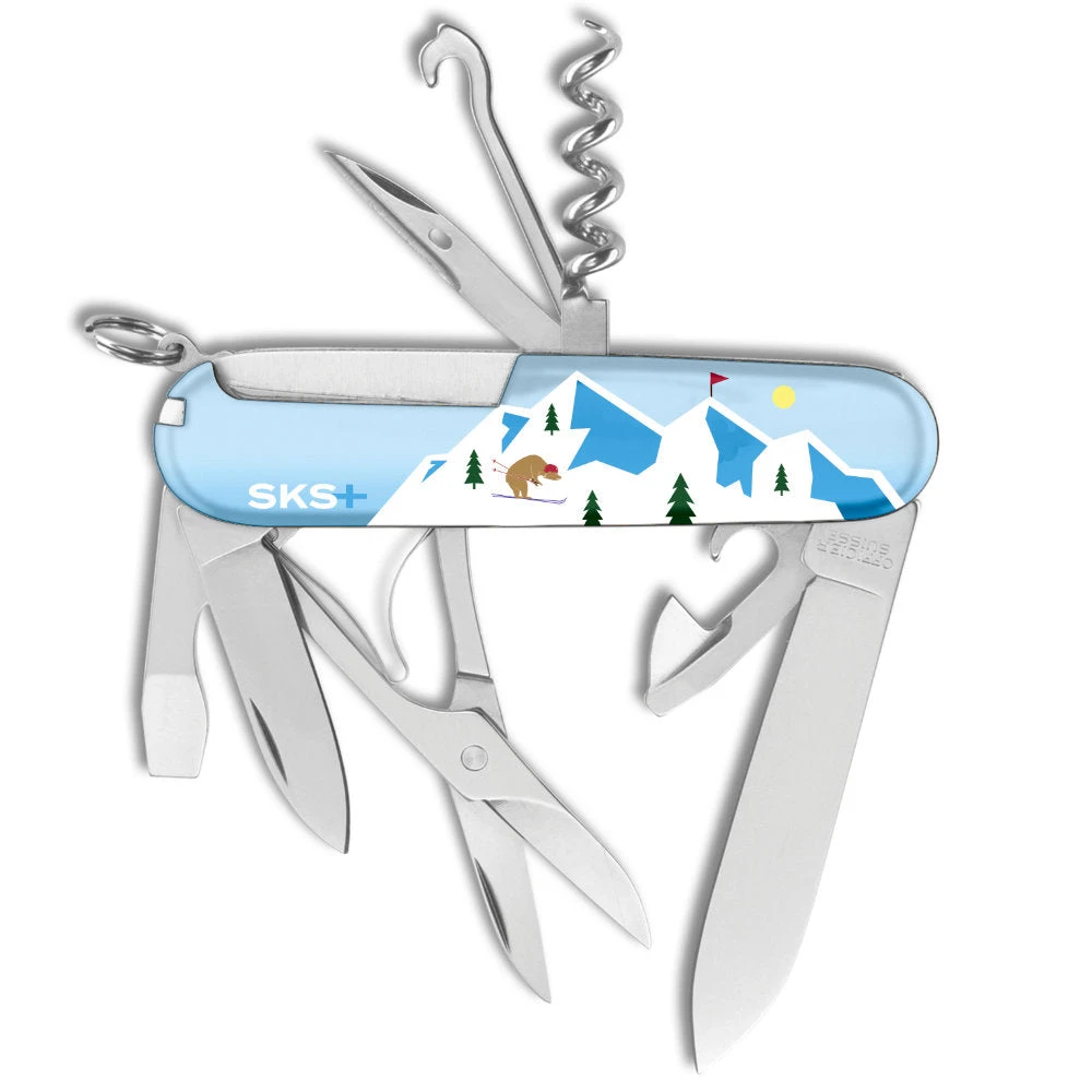 Victorinox Black Diamond Skiing Bear Climber Designer Swiss Army Knife 2 Victorinox Black Diamond Skiing Bear Climber Designer Swiss Army Knife - Image 2