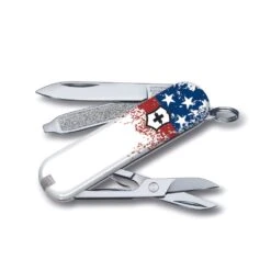 Victorinox Wounded Warrior Project Speckled American Flag Classic SD Swiss Army Knife -Peuget Knives Shop SAK ClassicSD SpeckledFlag B3 55523 58mm S3 532d10ac 540a 48e4 b809 e820b58c8bba