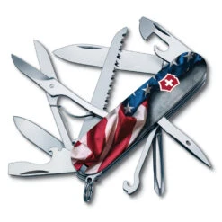 Victorinox Wounded Warrior Project American Flag Fieldmaster Swiss Army Knife -Peuget Knives Shop SAK Fieldmaster AmericanFlag B3 55529 91mm S3