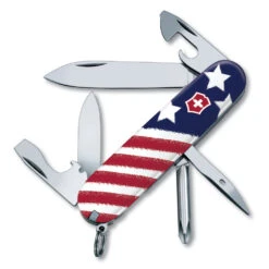 Victorinox Wounded Warrior Project Animated American Flag Tinker Swiss Army Knife -Peuget Knives Shop SAK Tinker AnimatedFlag B3 55526 91mm S3