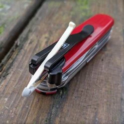 SwissQlip Swiss Army Knife Pocket Clip -Peuget Knives Shop SGSQLIP91BLK Removing Tweezers For Use