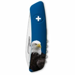 Swiza Wildlife TT03 Swiss Tick Tool Pocket Knife, Bald Eagle -Peuget Knives Shop SZ0070.W001 Closed x1000 723cf457 3f08 4d33 84c8 bf6620b51620